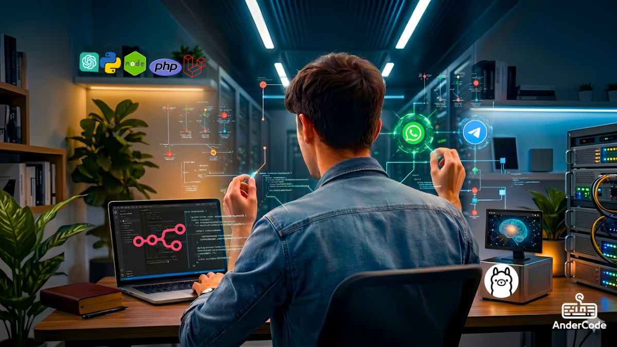 Curso de Bots: WhatsApp, Telegram e IA Local + n8n